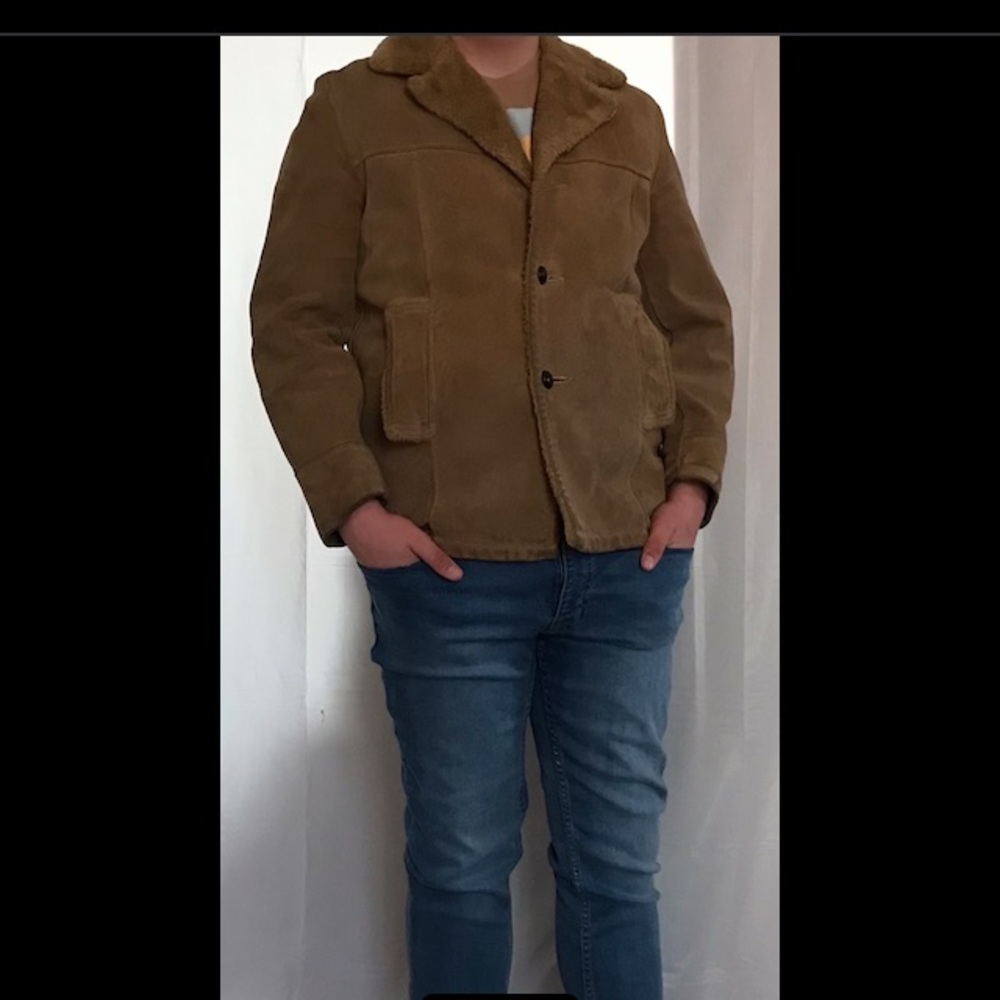 Sears brown leather jacket